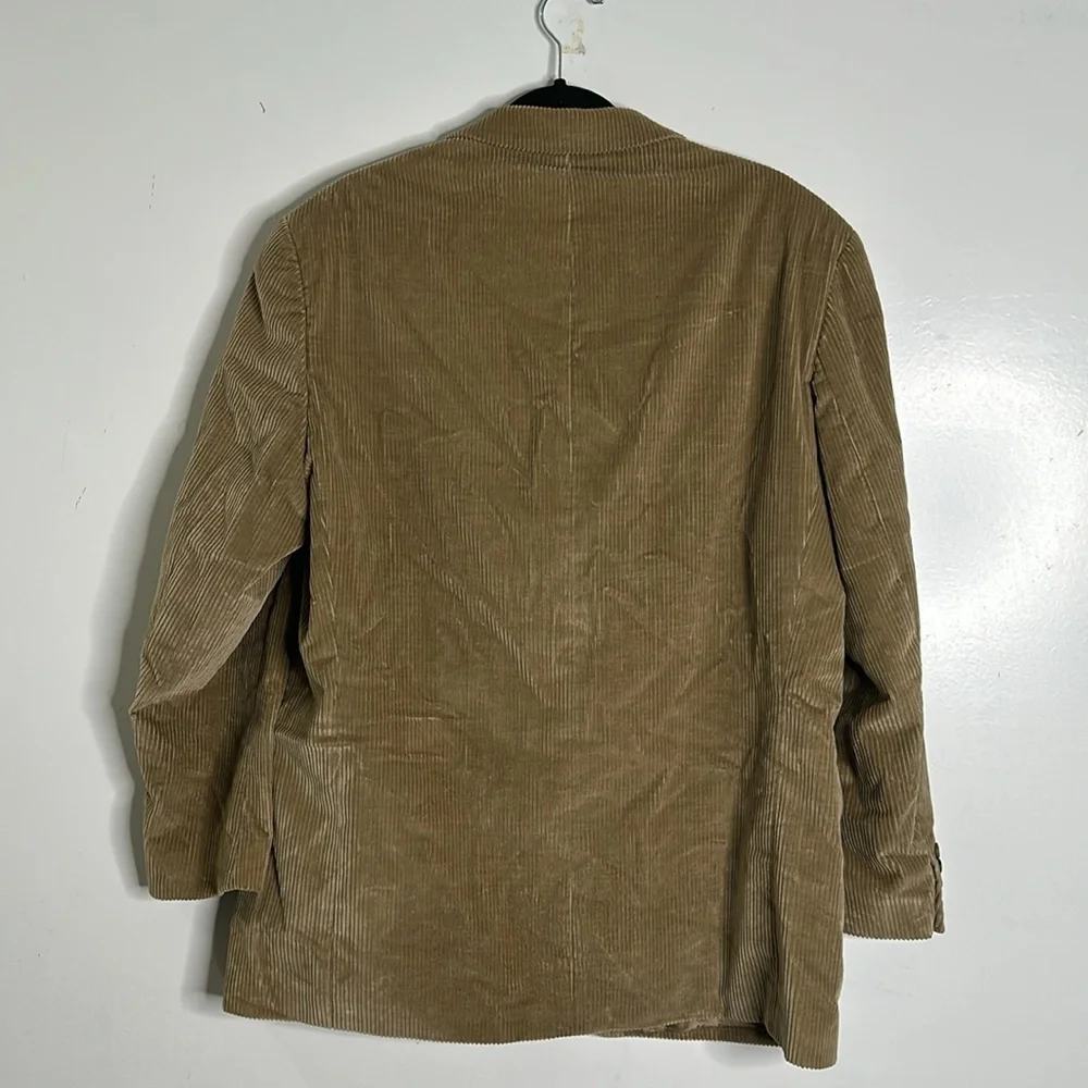 Chaps Ralph Lauren beige corduroy men blazer size 44R